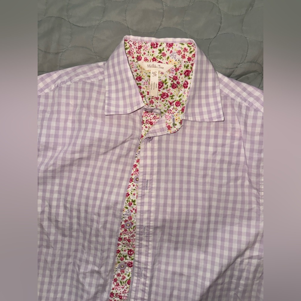 Mens Matilda Jane Enchanted Easter Brunch
Checked Shirt Size XS - Picture 2 of 4